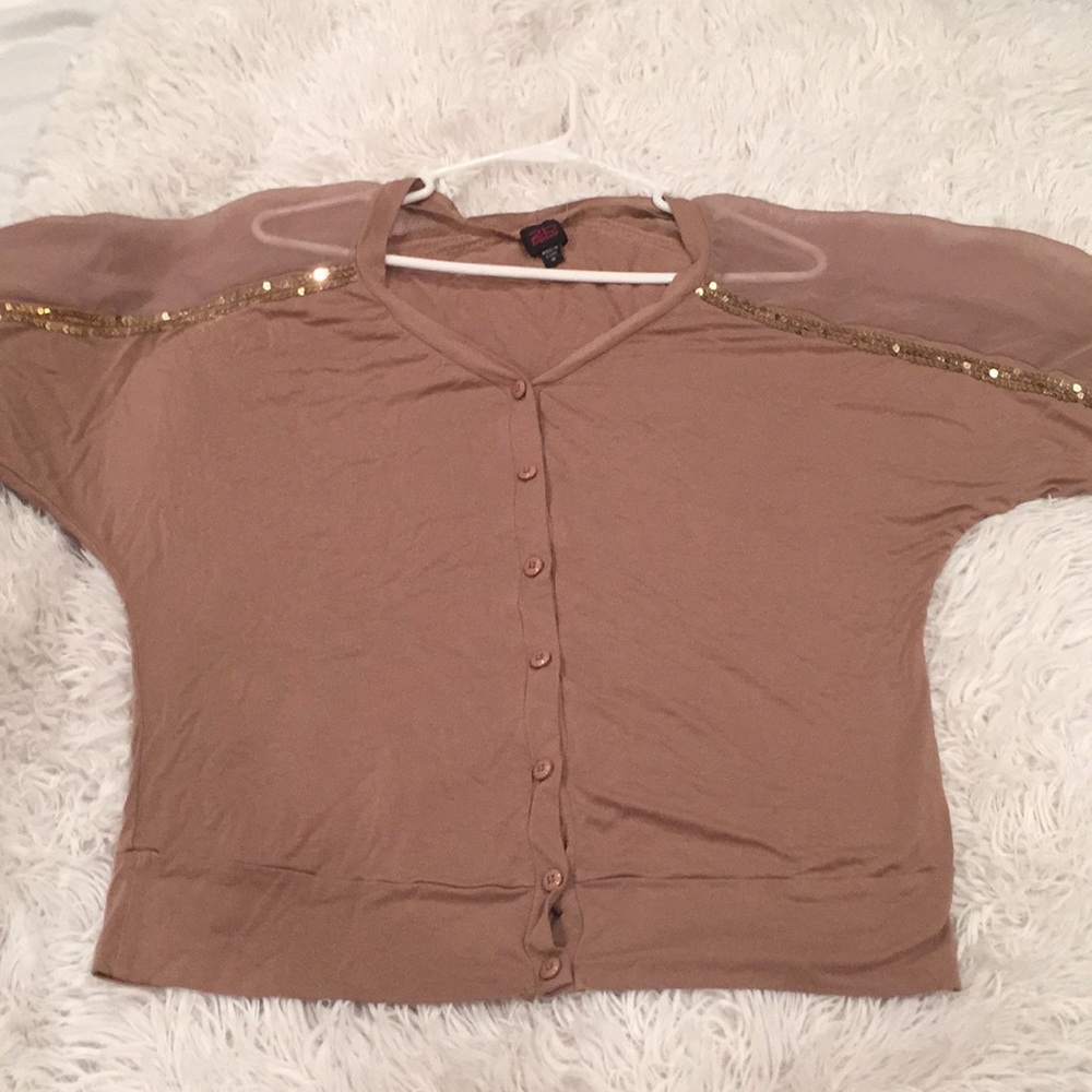 🎊2b Bebe button down blouse - Picture 7 of 8